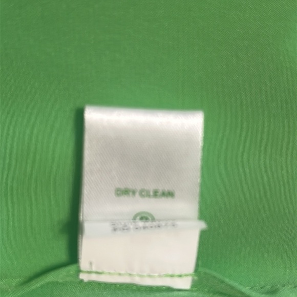 Lilly Pulitzer Womens New Green Carlina Silk Tank Top Scalloped Sz Medium Preppy - Picture 9 of 9